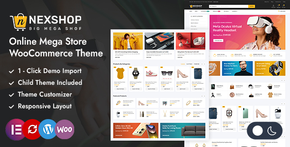 Nexshop Preview Wordpress Theme - Rating, Reviews, Preview, Demo & Download
