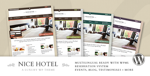 Nice Hotel Preview Wordpress Theme - Rating, Reviews, Preview, Demo & Download