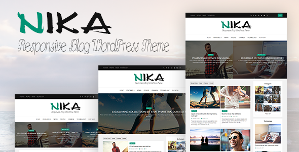 Nika Preview Wordpress Theme - Rating, Reviews, Preview, Demo & Download