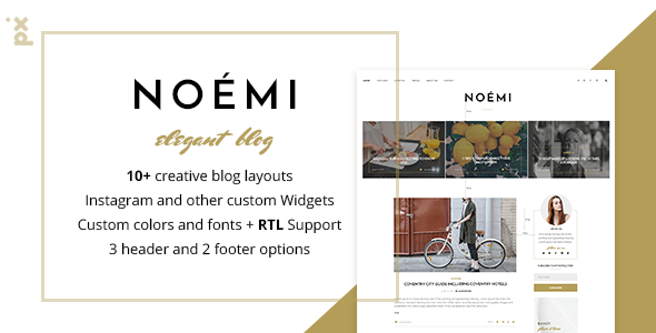 Noemi Preview Wordpress Theme - Rating, Reviews, Preview, Demo & Download