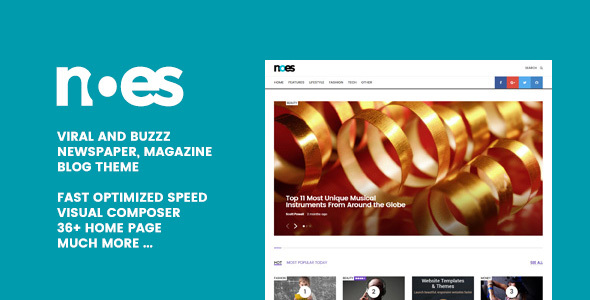 Noes Preview Wordpress Theme - Rating, Reviews, Preview, Demo & Download