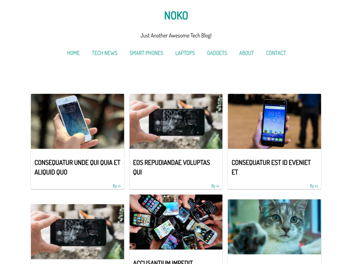 Noko Preview Wordpress Theme - Rating, Reviews, Preview, Demo & Download