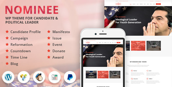 Nominee Preview Wordpress Theme - Rating, Reviews, Preview, Demo & Download