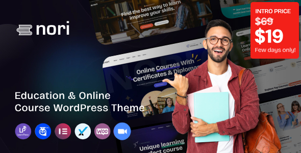 Nori Preview Wordpress Theme - Rating, Reviews, Preview, Demo & Download
