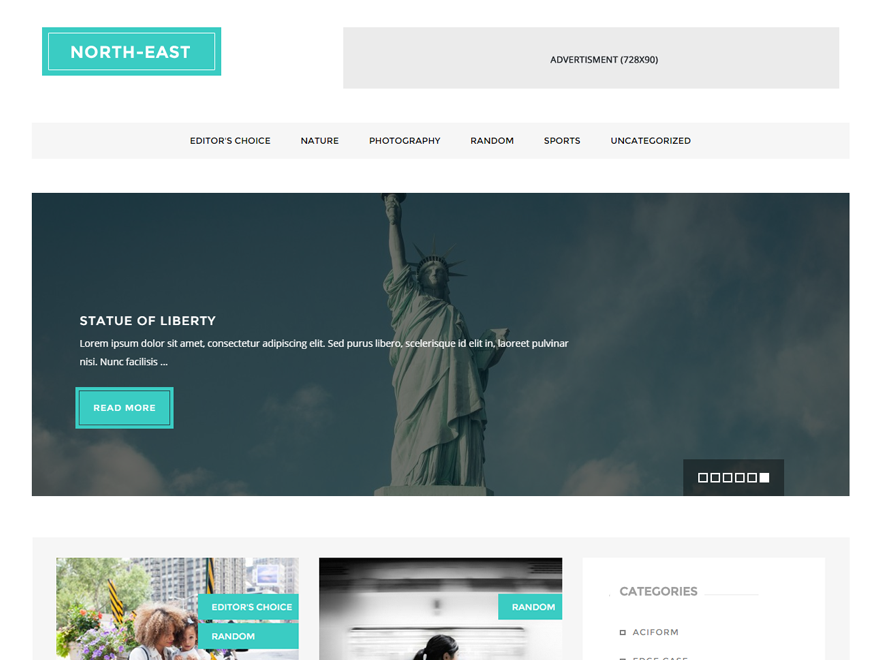 North East Preview Wordpress Theme - Rating, Reviews, Preview, Demo & Download