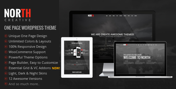 North Preview Wordpress Theme - Rating, Reviews, Preview, Demo & Download