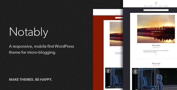 Notably Preview Wordpress Theme - Rating, Reviews, Preview, Demo & Download