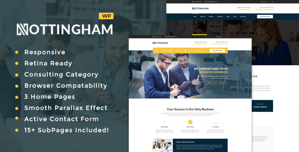Nottingham Preview Wordpress Theme - Rating, Reviews, Preview, Demo & Download