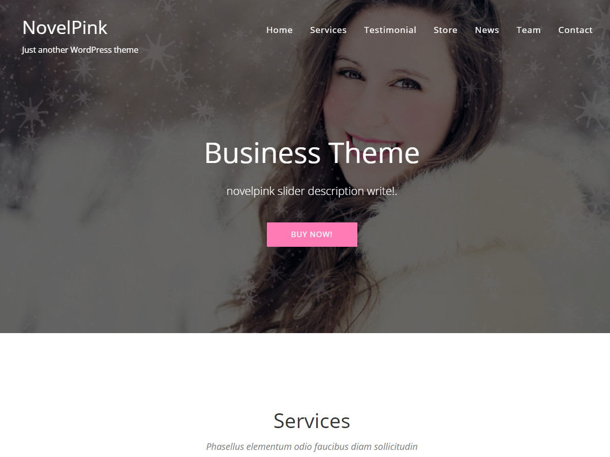 NovelPink Preview Wordpress Theme - Rating, Reviews, Preview, Demo & Download