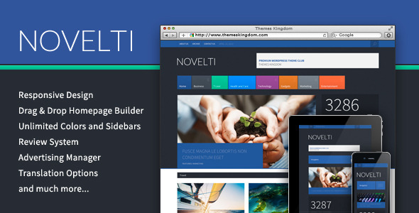 Novelti Preview Wordpress Theme - Rating, Reviews, Preview, Demo & Download