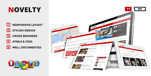 Novelty Preview Wordpress Theme - Rating, Reviews, Preview, Demo & Download