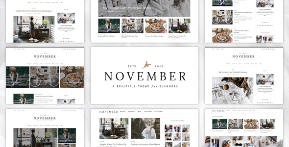 November Preview Wordpress Theme - Rating, Reviews, Preview, Demo & Download
