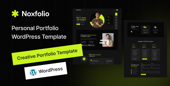 Noxfolio Preview Wordpress Theme - Rating, Reviews, Preview, Demo & Download