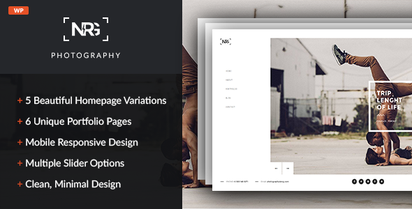 NRG Photography Preview Wordpress Theme - Rating, Reviews, Preview, Demo & Download