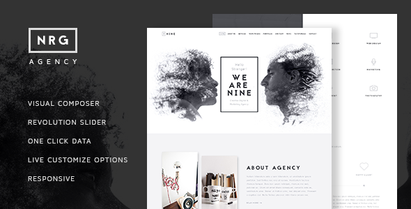 NRGagency Preview Wordpress Theme - Rating, Reviews, Preview, Demo & Download