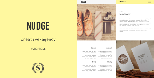 Nudge Preview Wordpress Theme - Rating, Reviews, Preview, Demo & Download