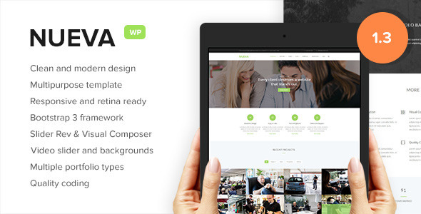 Nueva Preview Wordpress Theme - Rating, Reviews, Preview, Demo & Download