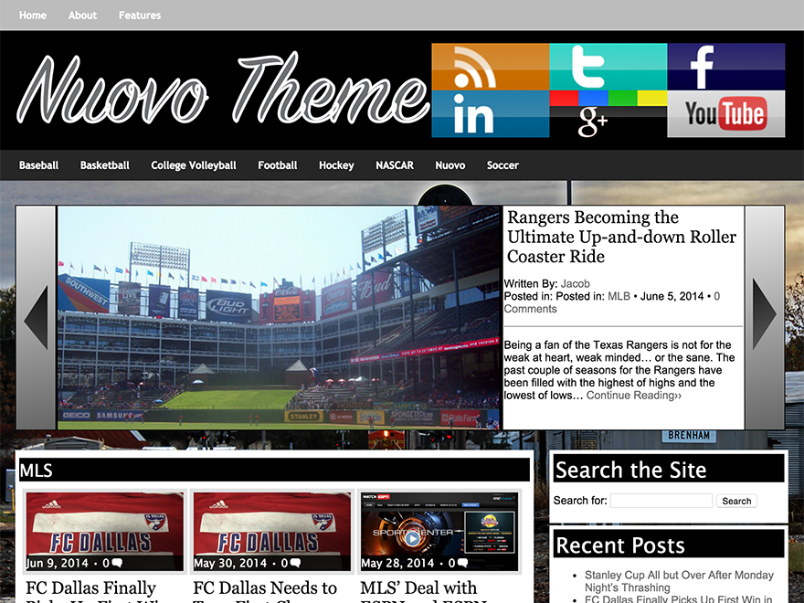 Nuovo Preview Wordpress Theme - Rating, Reviews, Preview, Demo & Download