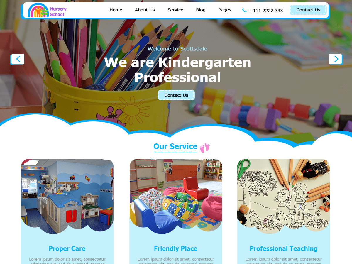 Nursery School Preview Wordpress Theme - Rating, Reviews, Preview, Demo & Download