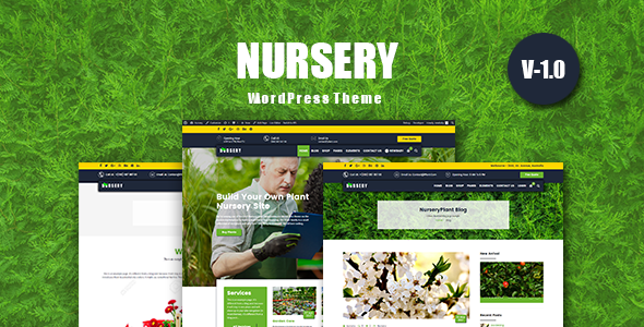 NurseryPlant Preview Wordpress Theme - Rating, Reviews, Preview, Demo & Download