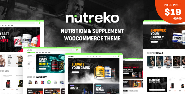 Nutreko Preview Wordpress Theme - Rating, Reviews, Preview, Demo & Download