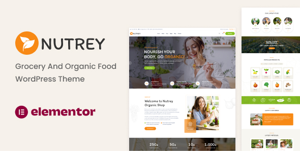 Nutrey Preview Wordpress Theme - Rating, Reviews, Preview, Demo & Download