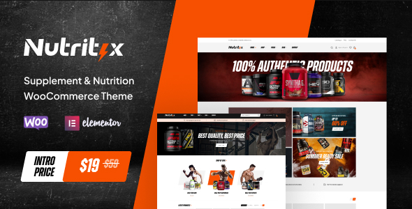 Nutritix Preview Wordpress Theme - Rating, Reviews, Preview, Demo & Download