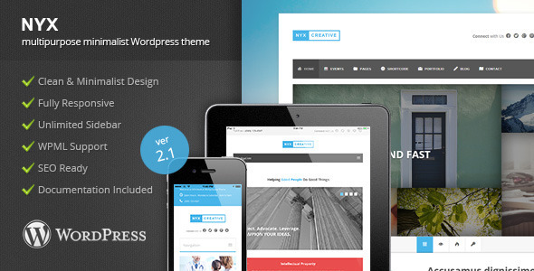 NYX Preview Wordpress Theme - Rating, Reviews, Preview, Demo & Download