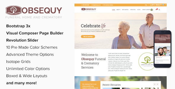 Obsequy Preview Wordpress Theme - Rating, Reviews, Preview, Demo & Download