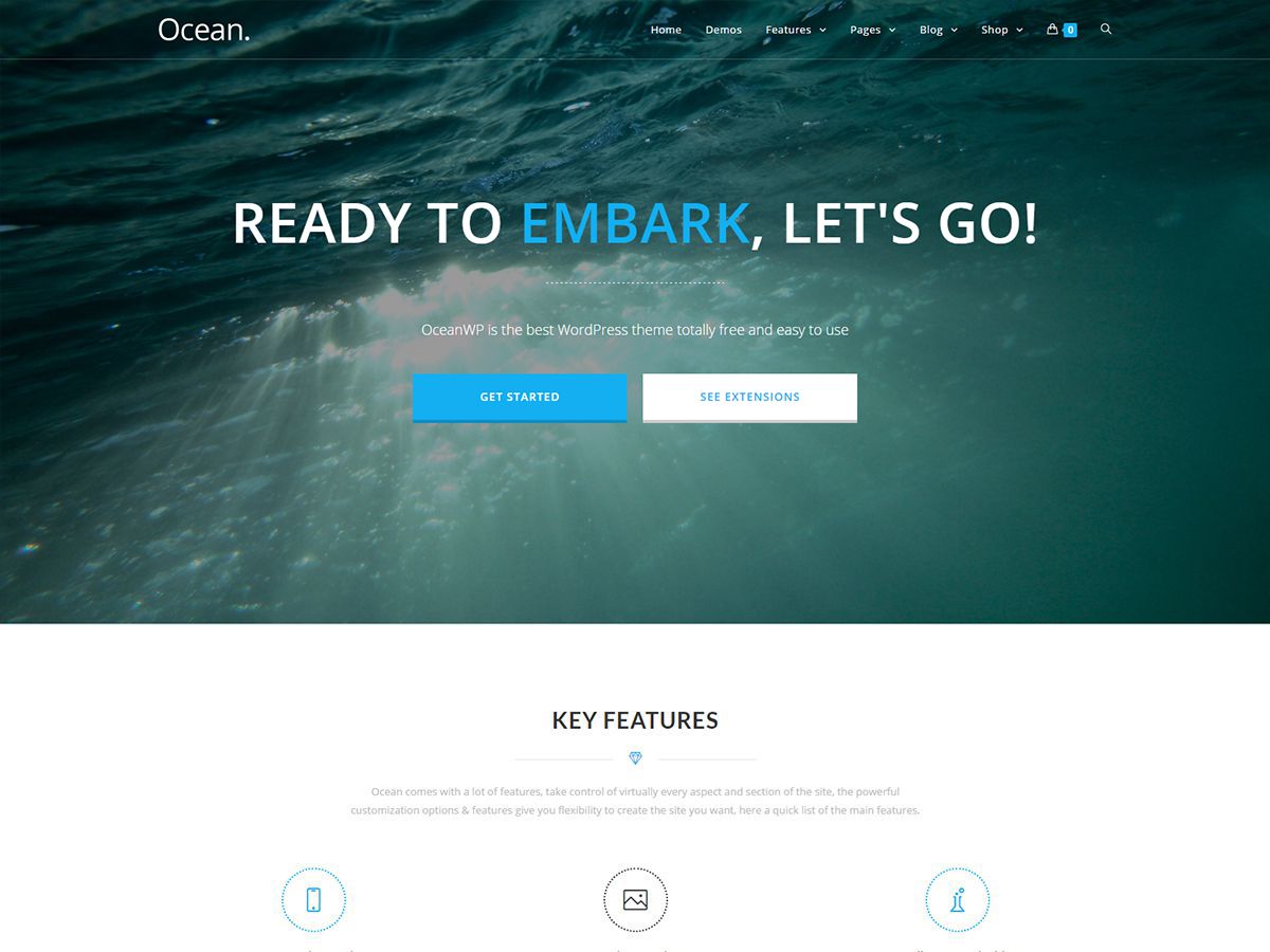 OceanWP Preview Wordpress Theme - Rating, Reviews, Preview, Demo & Download