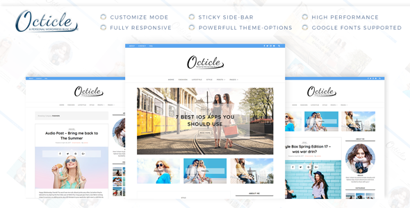 Octicle Preview Wordpress Theme - Rating, Reviews, Preview, Demo & Download