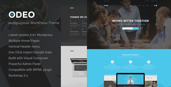 ODEO Preview Wordpress Theme - Rating, Reviews, Preview, Demo & Download