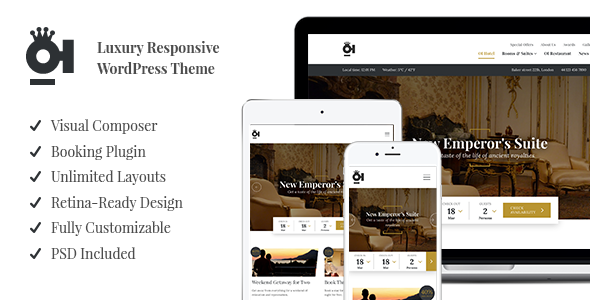 OI Hotel Preview Wordpress Theme - Rating, Reviews, Preview, Demo & Download