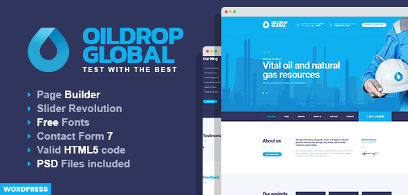 OilDrop Preview Wordpress Theme - Rating, Reviews, Preview, Demo & Download