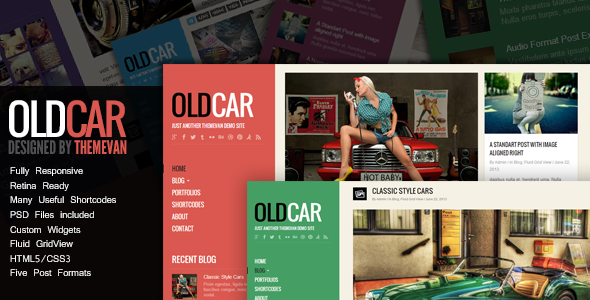 OldCar Preview Wordpress Theme - Rating, Reviews, Preview, Demo & Download