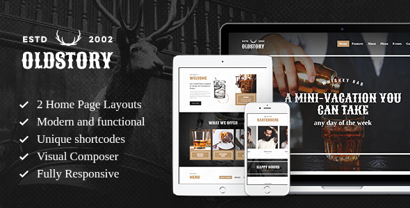 OldStory Preview Wordpress Theme - Rating, Reviews, Preview, Demo & Download