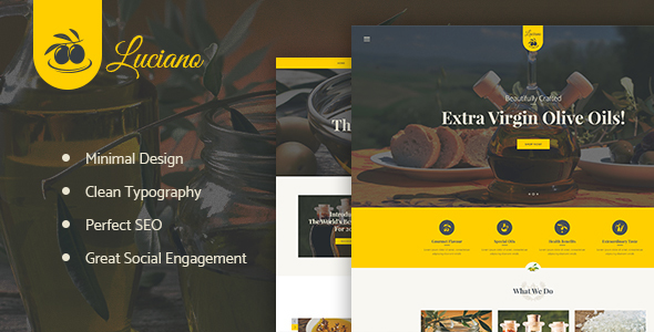 Olive Oil Preview Wordpress Theme - Rating, Reviews, Preview, Demo & Download