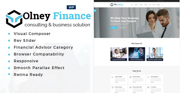 Olney Finance Preview Wordpress Theme - Rating, Reviews, Preview, Demo & Download