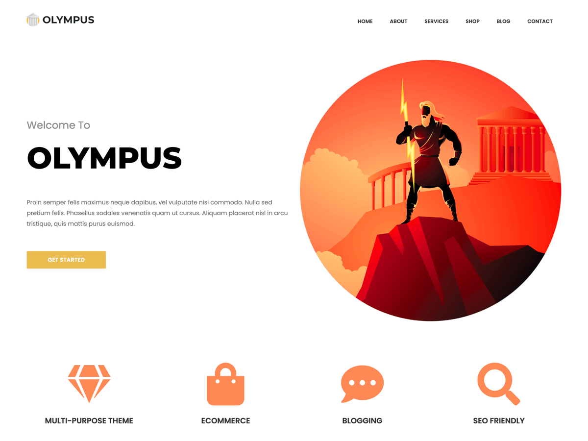 OlympusWP Preview Wordpress Theme - Rating, Reviews, Preview, Demo & Download