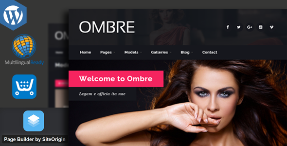 OMBRE Preview Wordpress Theme - Rating, Reviews, Preview, Demo & Download