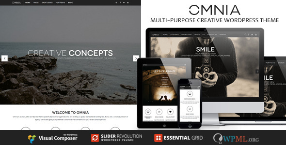 OMNIA Preview Wordpress Theme - Rating, Reviews, Preview, Demo & Download