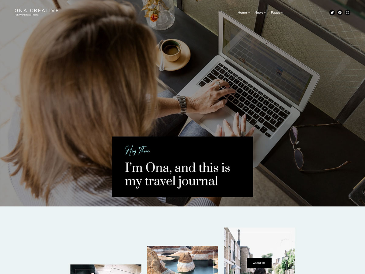 Ona Creative Preview Wordpress Theme - Rating, Reviews, Preview, Demo & Download