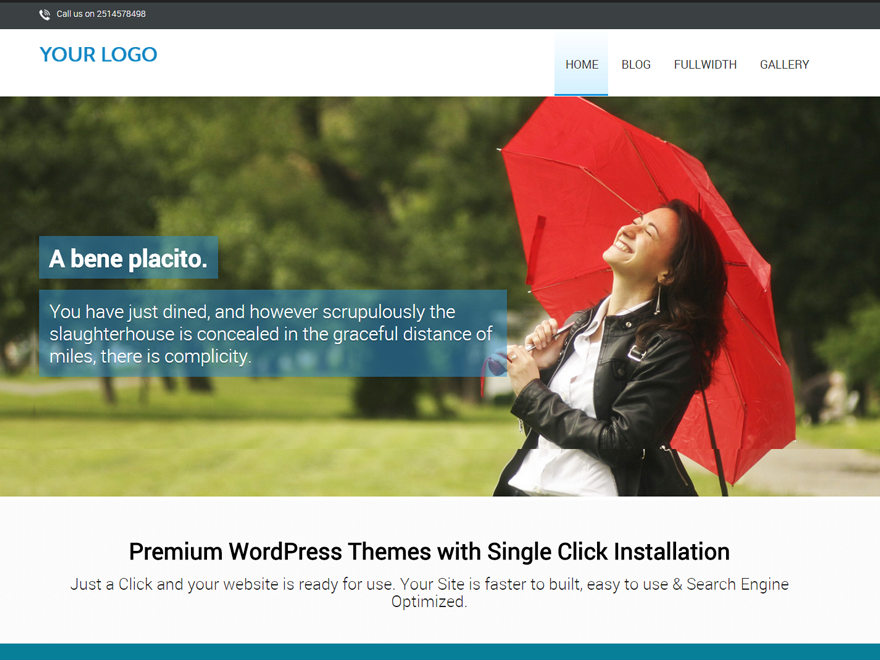 One Page Preview Wordpress Theme - Rating, Reviews, Preview, Demo & Download
