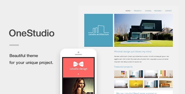 OneStudio Preview Wordpress Theme - Rating, Reviews, Preview, Demo & Download