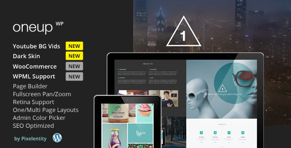 OneUp Preview Wordpress Theme - Rating, Reviews, Preview, Demo & Download