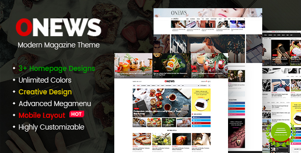 ONews Preview Wordpress Theme - Rating, Reviews, Preview, Demo & Download