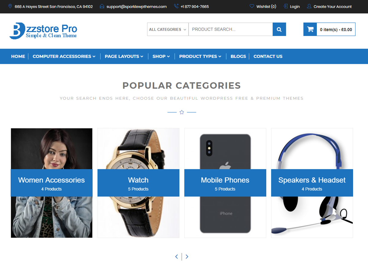 Online ECommerce Preview Wordpress Theme - Rating, Reviews, Preview, Demo & Download