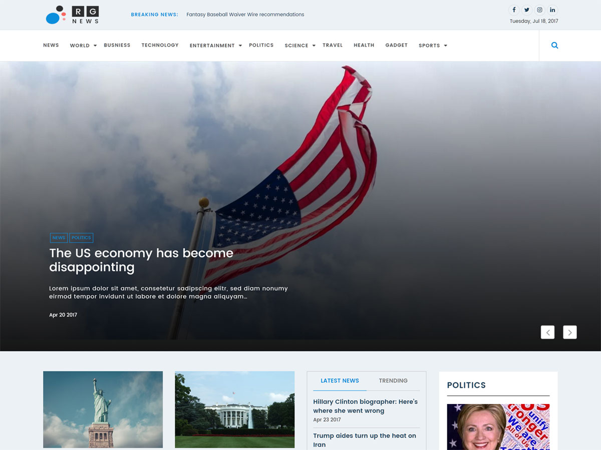 Online News Preview Wordpress Theme - Rating, Reviews, Preview, Demo & Download