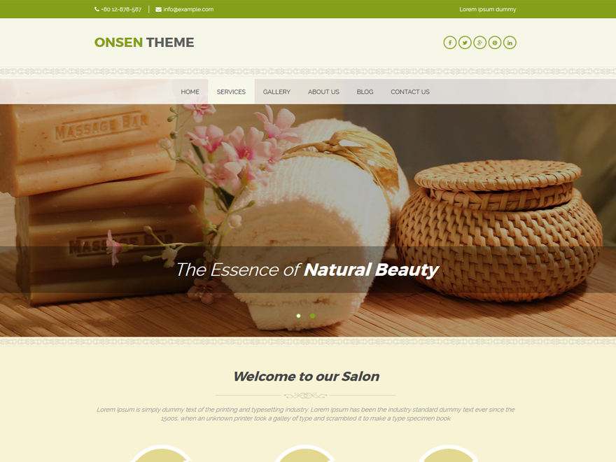 Onsen Preview Wordpress Theme - Rating, Reviews, Preview, Demo & Download