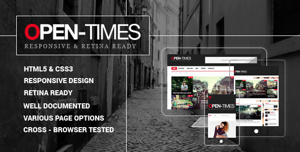 Open Times Preview Wordpress Theme - Rating, Reviews, Preview, Demo & Download